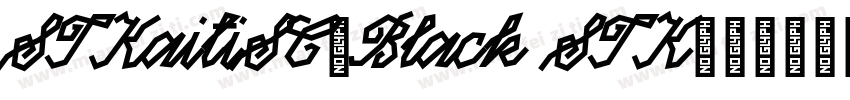 STKaitiSC-Black STK字体转换